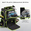 Custom Multi-function 34L Large Storage Backpack Fishing Tackle Backpack bag with Rod Holders