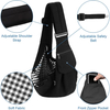 Fashion Small Dogs and Cats Carrier Sling Hand Free Adjustable Small Pets Shoulder Bag for Traveling Outdoor