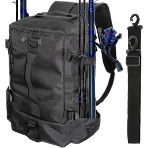 Multifunctional Large-Capacity Sling Bag High-performance Tackle Bag For Fishing Camping Hiking Fishing Tackle Backpack