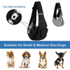 Fashion Small Dogs and Cats Carrier Sling Hand Free Adjustable Small Pets Shoulder Bag for Traveling Outdoor