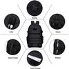 Newly Army Rucksack Bag with USB Charging Port for Trekking Hiking Survival Military Backpack