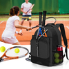 Premium Hanging Paddle Tennis Racket Bag Tennis Backpack Sport Gym Pack with Ventilated Shoe Compartment