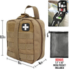 Molle EMT Pouches Rip-Away Military IFAK Medical Bag Outdoor Emergency Survival Kit Tactical First Aid Pouch khaki