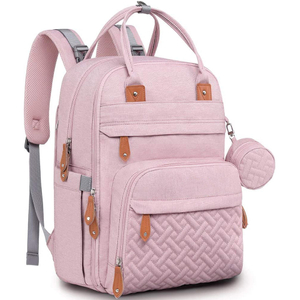 Newly Multi-function Diaper Bag Travel Bag with Detachable Pacifier Case Baby Nappy Backpack