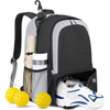 Custom Logo Outdoor Waterproof Large Capacity Pickleball Paddle Bag Pickleball Bag Backpack with Shoe Compartment