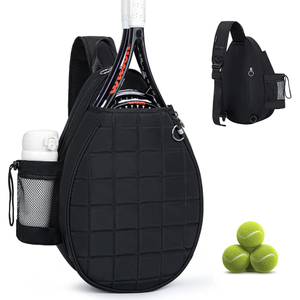 Wholesale New Fashion Sports Backpack Tennis Bag Waterproof Crossbody Sling Pickleball Bag with Study Fence Hook