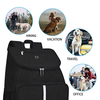 Dog Travel Bag Airline Approved Pet Supplies Backpack,Dog Travel Backpack with 2 Silicone Collapsible Bowls and 2 Food Baskets
