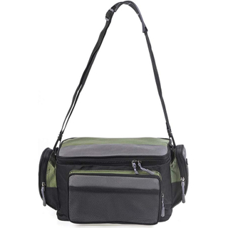 Custom Large Capacity Water Resistant Fishing Tackle Bag Pack Fishing Reel Lure Storage Shoulder Bag