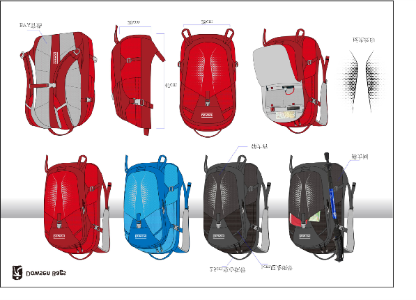 Outdoor backpack design