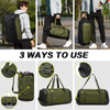 40L Waterproof Medium Weekender Overnight Backpack Travel Duffle Bag Sports Gym Bag with Wet Pocket