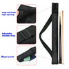 2024 Hot Sale Black Lightweight Billiard Pool Cue Stick Carrying Case Snooker Stick Bag Billiards Cue Bag