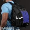 Large Capacity Waterproof Tennis Sling Tote Paddle Racket Backpack Fits 2 to 4 Paddles Pickleball Backpack