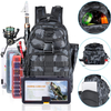 Fishing Tackle Sling Shoulder Backpack Cross Body Sling Bag Tackle Storage Bag with Rod Holder