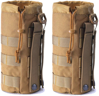 Upgraded Sports Tactical Drawstring Molle Water Bottle Holder Tactical Pouches
