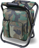 Folding 3 in 1 Stool Bag Folding Stool with Cooler Bag Collapsible Camping Seat