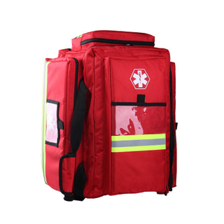 Wholesale Trolley Medical Emergency Equipment Backpack Trauma Medical Bag with Trolley Portable First Aid Kit