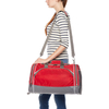 Functional Duffel Travel Sports School Bag Carry On Luggage with Shoulder Strap Duffle Gym Bags 