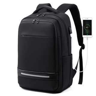 Computer Compartment Travel Plain Laptop Backpack Business Weekender Bag