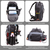 Fishing Tackle Backpack Sling Bag with Rod Holder Tackle Box Backpack Fly Fishing Sling Pack 