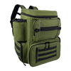 35L Lightweight Fishing Tackle Backpack with Rod & Gear Holder for Plastic Tackle Trays Storage