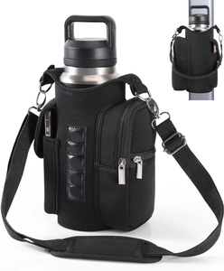 Fashion Design Custom Running Water Bottle Pouch Universal Fit & Practical Powerful Fastening Gym Magnetic Bag