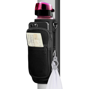 Fashion Hot Design Adjustable Gym Travel Water Bottle Bag Powerful Built-in Magnets Sports Magnetic Pouch