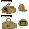 Custom 5 Handguns Shooting Duffle Range Bag Pistol Bag with 9X Magazine Slots Tactical Bag