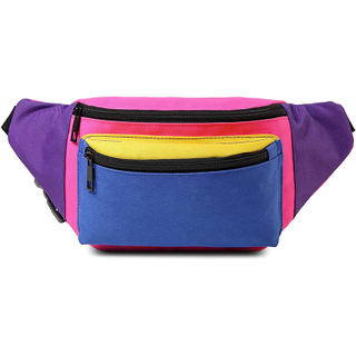 Women's Fashion Colorful Waist Bag for Festival Travel Party Belt Bags Newly Shoulder Chest Fanny Pack