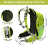 Custom Color Outdoor Hiking Hydration Bag Internal Frame Climbing Bag Hydration Backpack with Rain Cover