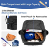 2025 New Design Outdoor Softball Backpack 2 Baseball Bats Sleeves Bag Baseball Bag with Shoes Space