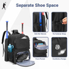 Custom Sports Backpack Outdoor Training Softball Bag Baseball Bat Bag Baseball Backpack with Shoes Compartment