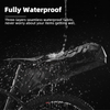 Wide Compatibility Foldable Bicycle Tool Pack Bikepacking Bag Bike Saddle Bag Road Mountain Bike Seat Bag with Tail Light Belt