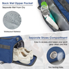 2025 Hot Selling Large Water Resistant Outdoor Sports Bag Travel Weekender Bag Gym Backpack with Shoe Compartment 