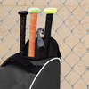 Youth Adults Improved Storage Rolling Baseball Bag Baseball Bat Bag Baseball Roller Bag with Wheels