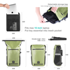 3 in 1 Tarpaulin Outdoor Bike Backpack Shoulder Pack Bicycle Pannier Bag with Hidden Helmet Cover