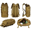 Multifunctional 3 Way Tactical Camping Backpack Duffle Bag Outdoor Luggage 50L Travel Military Backpack
