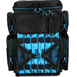 Hot Sale Water Resistant Heavy Duty Outdoor Rucksack Fishing Tackle Backpack with 6 Fishing Tackle Trays