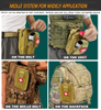 Small Emergency EMT Med Kit with Tourniquet Holder Tactical First Aid Pouch IFAK Trauma Kit Bag