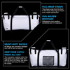 2025 New Design Portable Large Fishing Cooler Bag Outdoor Travel Leakproof Fish Kill Bag with Drain Plug