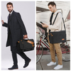 17-17.3 Inch Water-resistant Canvas Messenger Bag Computer Shoulder Bag Briefcase Laptop Bag for Men