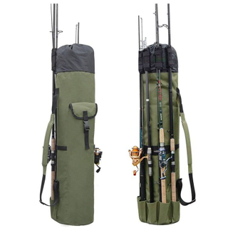 Waterproof Durable Fishing Tackle Rod Organizer Bag 5 Pcs Pole Reels Fishing Bags