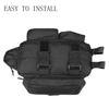 Waterproof Trunk Bag Bike Panniers Cycling Bag Rack 7L Rear Seat Bags Bicycle Accessories Black