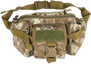 Tactical Waist Pack Portable Bag Military Waist Bag for Outdoors Fishing Cycling Camping Hiking Traveling Hunting Shopping Dog Walking