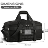 Custom Logo 3 in 1 Carry on Bag Travel Backpack Weekender Overnight Range Bag Tactical Duffle Bag for Workout Football Gym