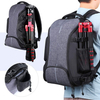 2025 New Design Large capacity Waterproof Shockproof Camera Backpack Photography Backpack With Tripod Strap and Rain Cover