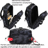 Convertible Outdoor Fishing Gear Bag for Tackle Box & Rod Storage Fishing Sling Shoulder Backpack