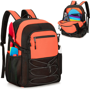 Durable Athletic Gym Sports Workout Pool Bag Mesh Beach Backpack Swim Gear Bag