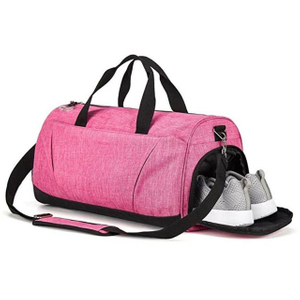 ​Lightweight Dry Wet Separated Gym Bag Travel Duffle Yoga Bag with Shoes Compartment