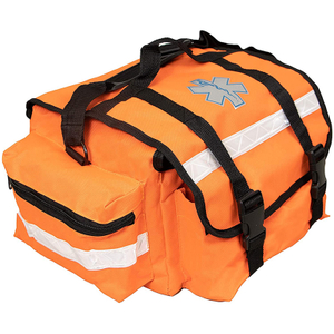 Professional EMT First Responder Medical Trauma Bag with Reflector Multiple Compartment Kit Carrier for Emergency Medical Supplies