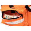 Professional EMT First Responder Medical Trauma Bag with Reflector Multiple Compartment Kit Carrier for Emergency Medical Supplies